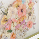 Quadro bouquet da sposa, fiori pressati personalizzati, fiori cerimonia, regalo di nozze, bouquet di fiori secchi, quadro personalizzato