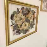 Quadro bouquet da sposa, fiori pressati personalizzati, fiori cerimonia, regalo di nozze, bouquet di fiori secchi, quadro personalizzato