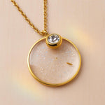 Collana Soffione Vero in Resina, Ciondolo Tarassaco Porta Fortuna, Dente di Leone, Wish Necklace, Regalo portafortuna