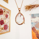 Dente di Leone. Collana con soffione. Ciondolo dandelion vero. Gioielli oro fiore vero. Collana porta fortuna desideri
