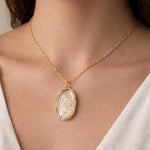 Collana donna pendente acciaio ciondolo fiori veri in resina.Gioielli fiori veri resina.Collana fiordaliso Forget me not bianco