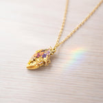 Anatomical Heart Necklace with Real Flowers in UV Resin – 2 cm Pendant Stainless Steel Gold/Silver – Medical Graduation Gift