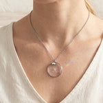 Collana Soffione Vero in Resina, Ciondolo Tarassaco Porta Fortuna, Dente di Leone, Wish Necklace, Regalo portafortuna