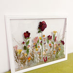 Quadro bouquet da sposa, fiori pressati personalizzati, fiori cerimonia, regalo di nozze, bouquet di fiori secchi, quadro personalizzato